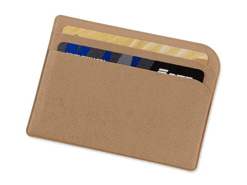 Картхолдер для 3-пластиковых карт Favor, бежевый - 113116