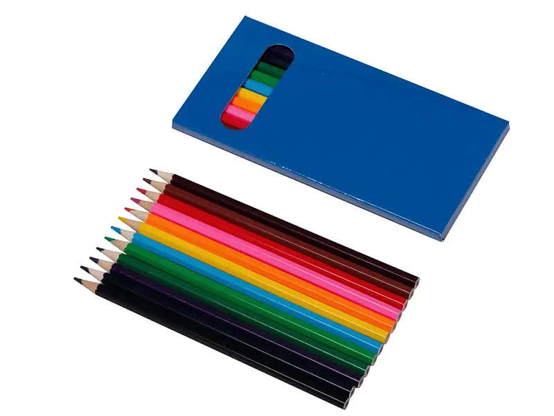 Набор из 12 цветных карандашей Hakuna Matata, синий - 14004.02