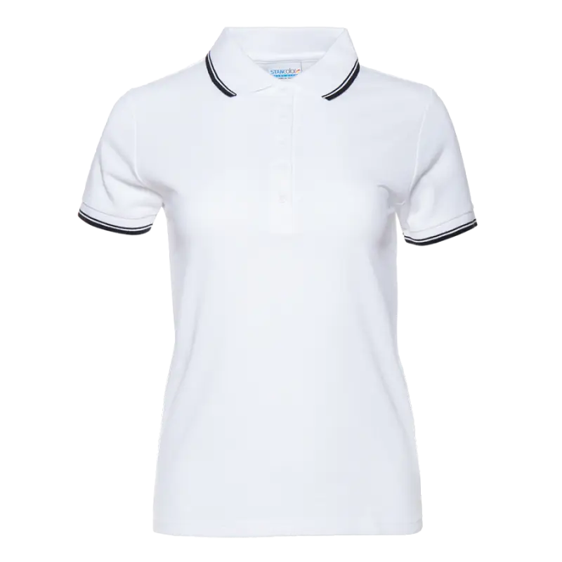 Рубашка поло женская 04BK_Белый (10) (XXXL/54) - 45063