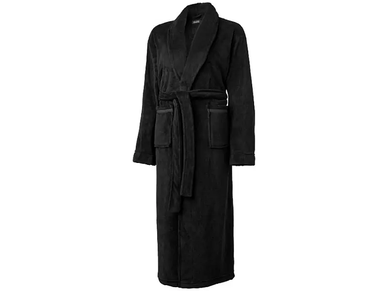 Мужской банный халат Barlett, черный - 12608900