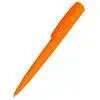Ручка пластиковая Jangle, софт-тач, оранжевая