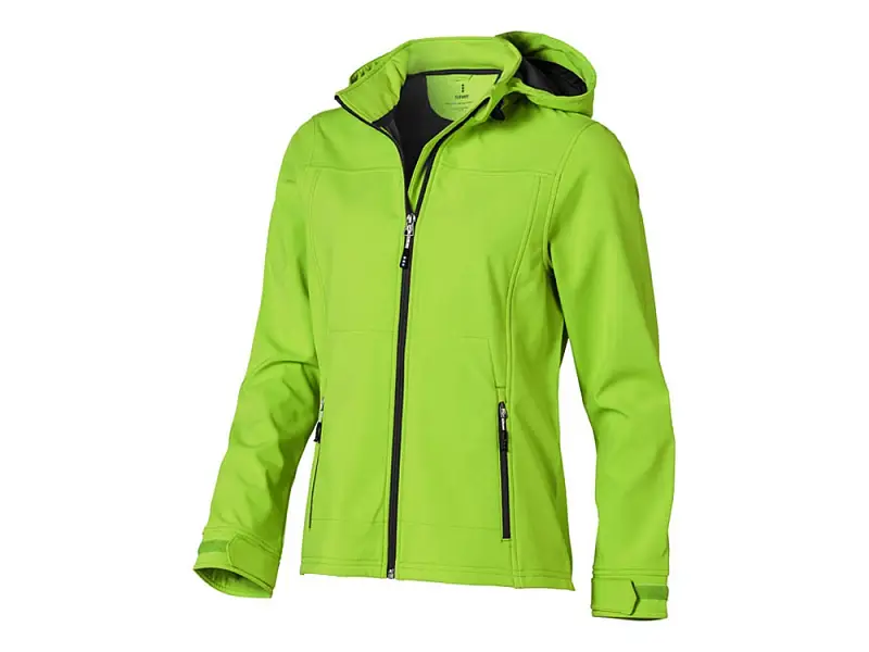 Куртка софтшел Langley женская, зеленое яблоко - 3931268XS