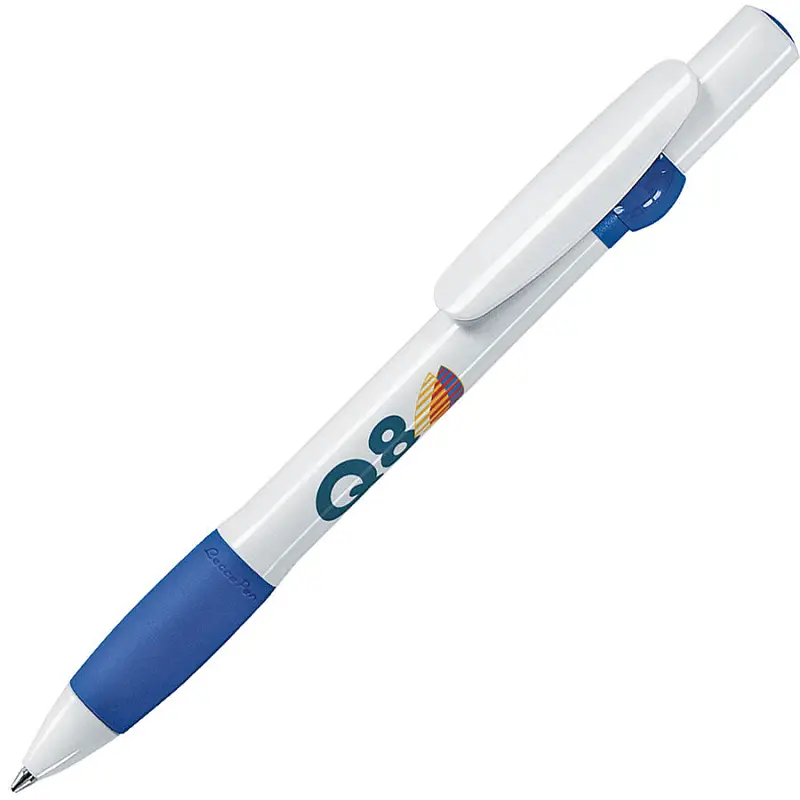 ALLEGRA, ручка шариковая, синий/белый, пластик - 330/25