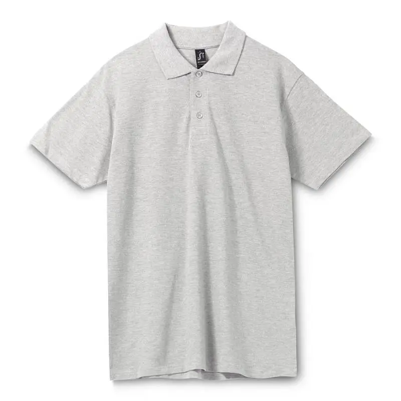 Рубашка поло мужская Spring 210 светло-серый меланж, размер S - 1898.161