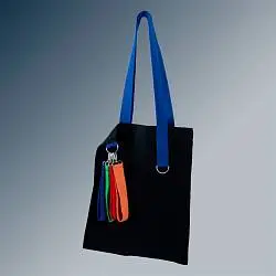 Сумка для покупок Black GLOW 325 г/м² с ремувкой