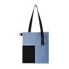 Шоппер Superbag Color (синий с чёрным)