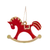 Ёлочная игрушка Лошадка (синий)
