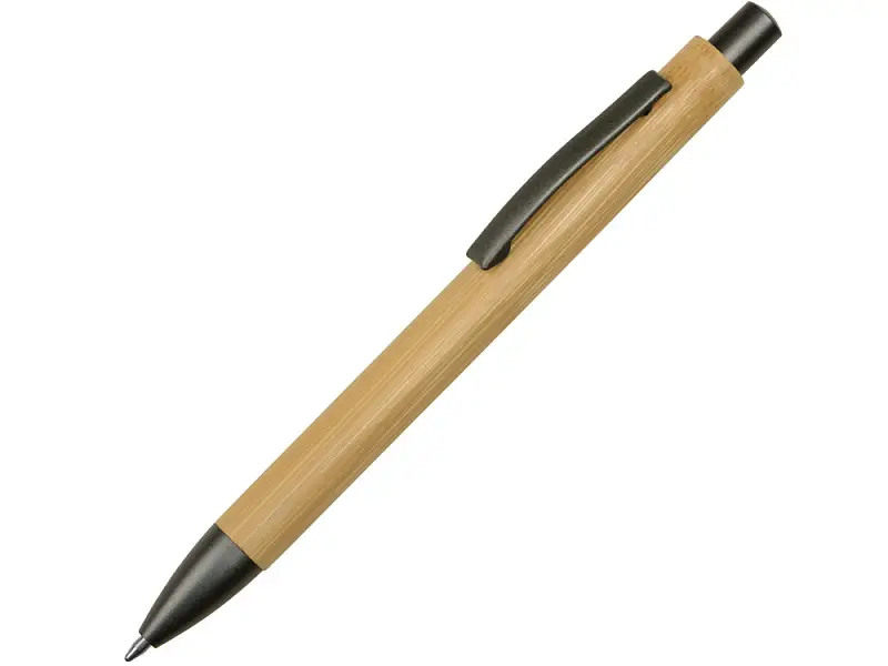 Ручка бамбуковая шариковая Tender Bamboo, темно-серый - 11573.17