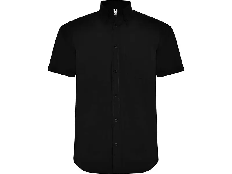 Рубашка Aifos мужская с коротким рукавом,  черный - 550302S