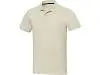 Emerald поло унисекс с коротким рукавом из переработанных материалов Aware™. - Бежевый
