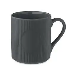 Ribbed ceramic mug mat 340 ml