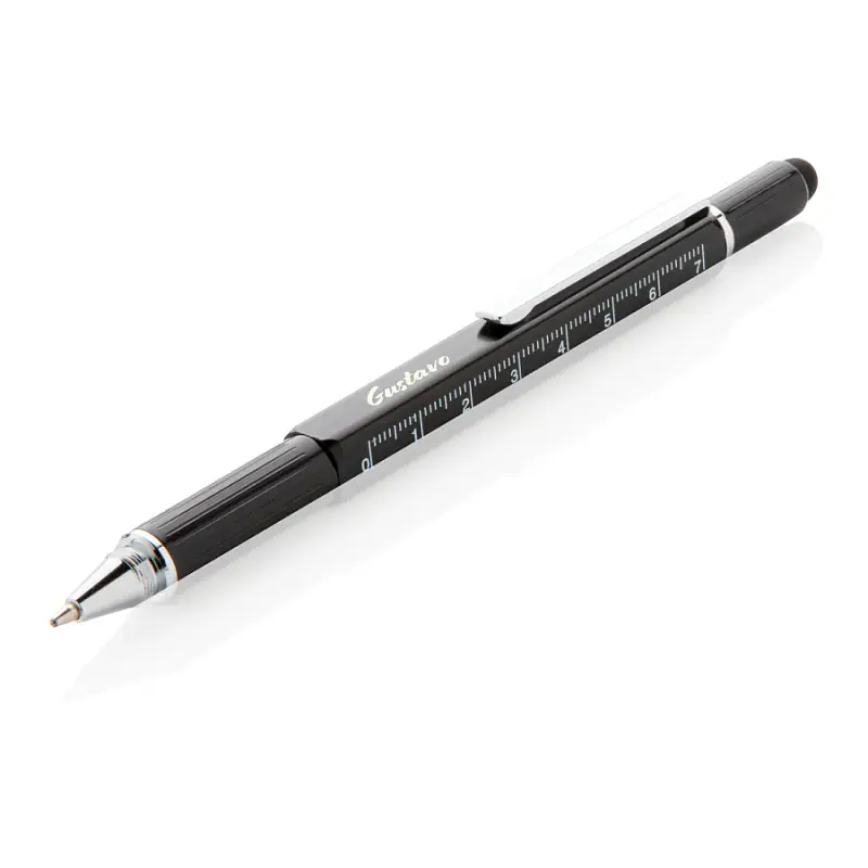 Многофункциональная ручка 5 в 1, черная - P221.551
