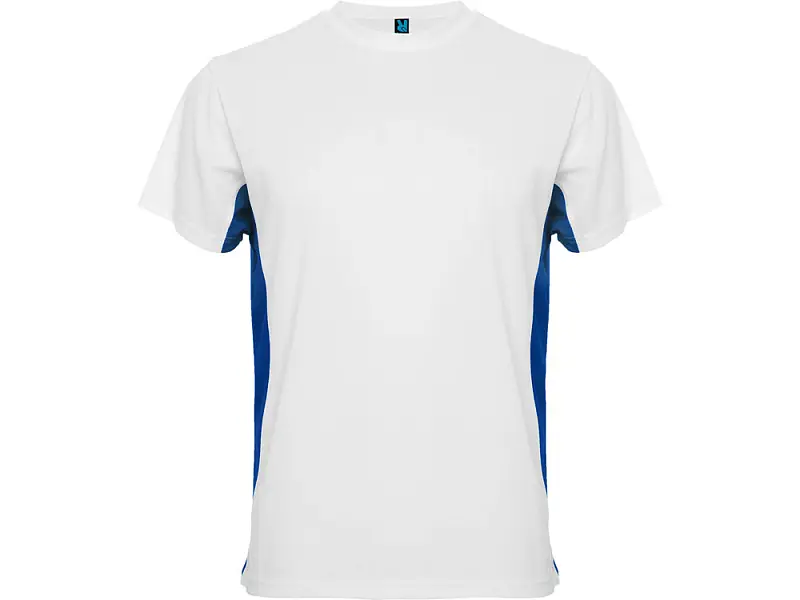 Спортивная футболка Tokyo мужская, белый/королевский синий - 42400105S