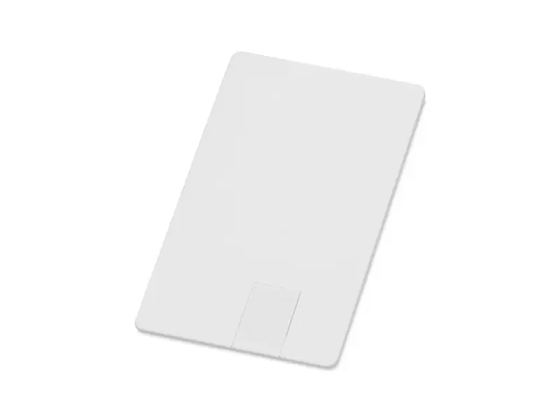 Флеш-карта USB 2.0 16 Gb в виде пластиковой карты Card, белый - 620616
