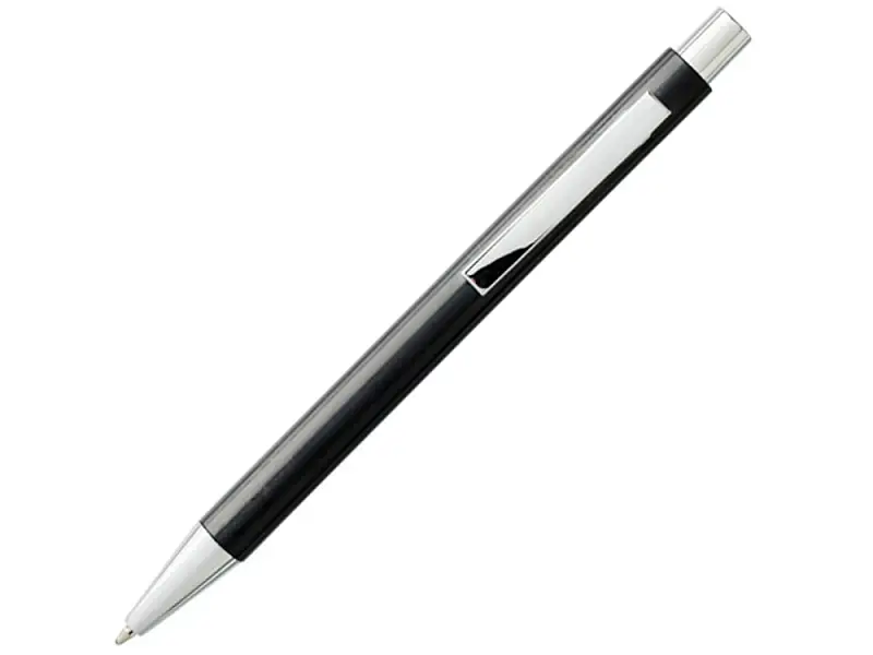 Шариковая ручка Tual из пшеничной соломы с кнопочным механизмом, черный - 10758100