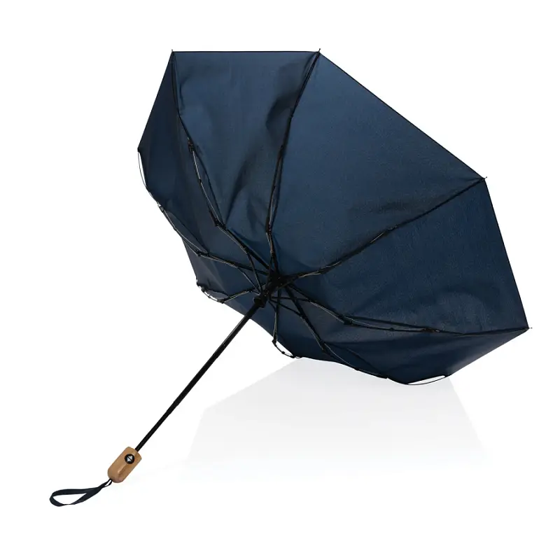 Автоматический зонт Impact из RPET AWARE™ с бамбуковой рукояткой, d94 см - P850.615