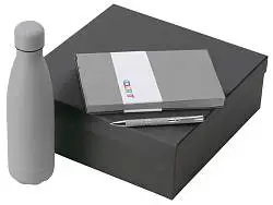 Подарочный набор Color it с блокнотом, металлической ручкой и термобутылкой