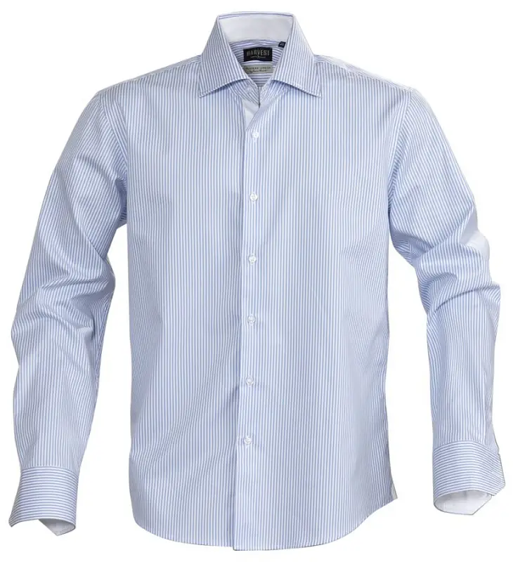Рубашка мужская в полоску Reno, голубая, размер S - 6561.141