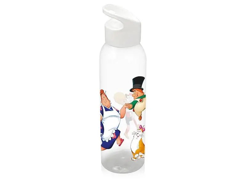 Бутылка для воды Карлсон, прозрачный/белый - 823006-SMF-KR04