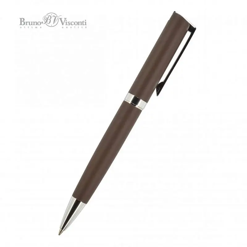 Ручка шариковая автоматическая MILANO,  коричневый - BV20-0225