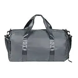 Сумка спортивная "Gym"; серая; 45х21х20 см;  из водостойкого материала.