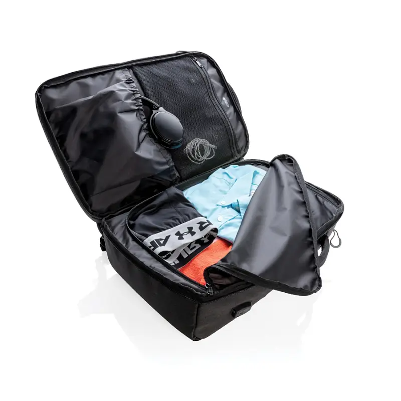 Рюкзак для путешествий Swiss Peak XXL Weekend с RFID защитой и разъемом USB, черный - P762.391
