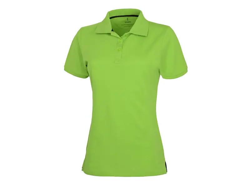Calgary женская футболка-поло с коротким рукавом, зеленое яблоко - 3808168XS