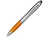 Ручка-стилус шариковая Nash, серебристый/белый