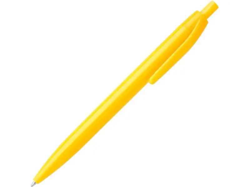 Ручка пластиковая шариковая STIX, синие чернила, желтый - HW8010S103