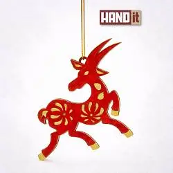 Ёлочная игрушка Коза 