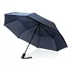 Складной зонт-полуавтомат  Deluxe 21”, синий