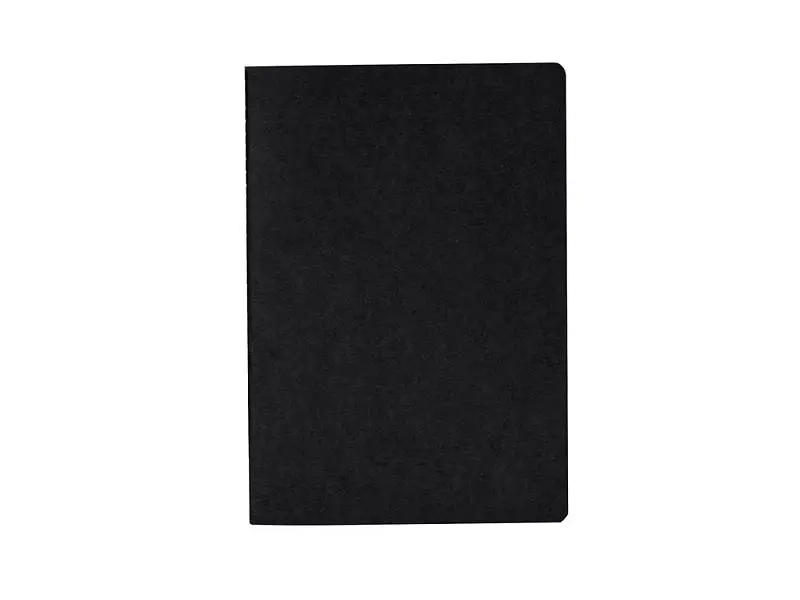 Блокнот А5 DANICA из переработанной бумаги, черный