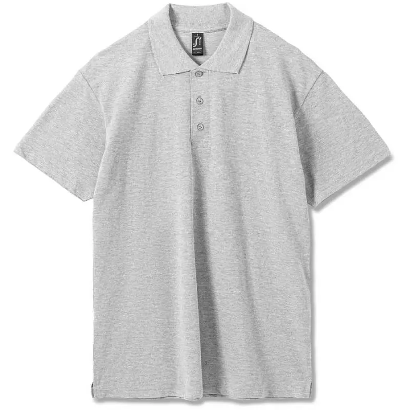 Рубашка поло мужская Summer 170 светло-серый меланж, размер XS - 1379.160
