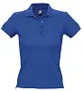Рубашка поло женская People 210 темно-фиолетовая, размер L