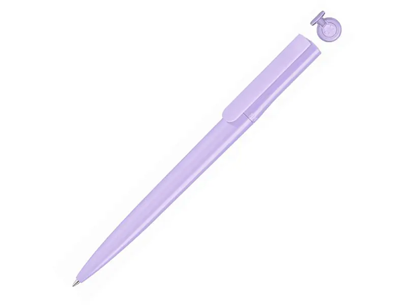 Ручка шариковая пластиковая RECYCLED PET PEN switch, синий, 1 мм, светло-фиолетовый - 187952.18