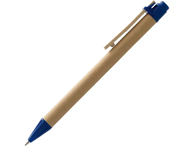 Ручка шариковая Salvador, натуральный/темно-синий, черные чернила - 10612302