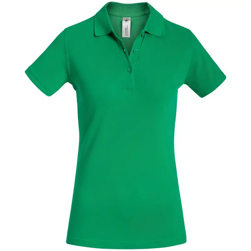 Рубашка поло женская Safran Timeless зеленая, размер S - PW4575201S