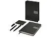 Подарочный набор Goethe с блокнотом А5, 2-мя ручками и картхолдером, черный