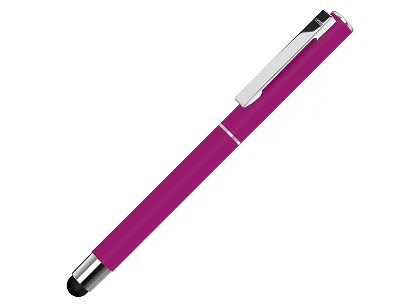 Ручка металлическая стилус-роллер STRAIGHT SI R TOUCH, розовый - 188018.11