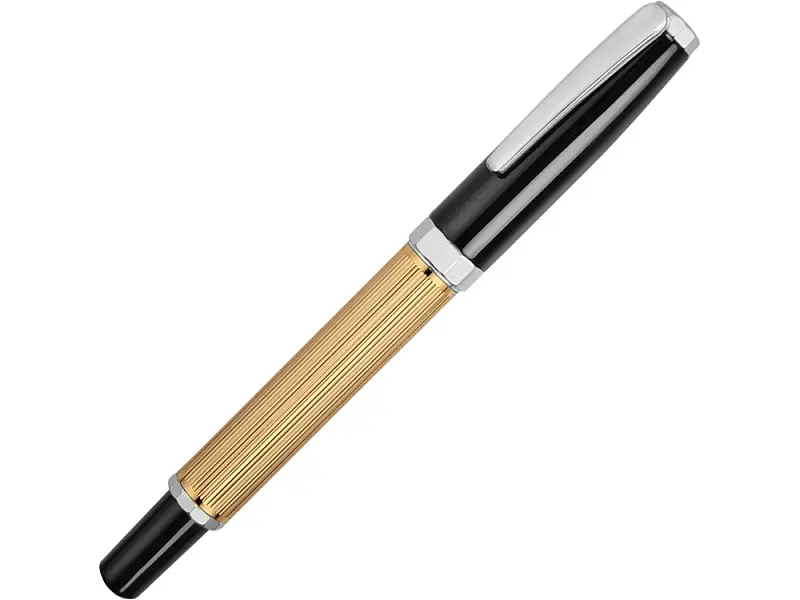 Ручка-роллер William Lloyd, черный/золотистый - 30092.100