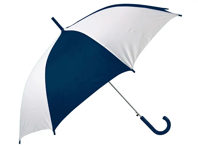 Зонт-трость Тилос, синий/белый - 906162