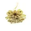 Пластиковое украшение - колокольчики золотистые
