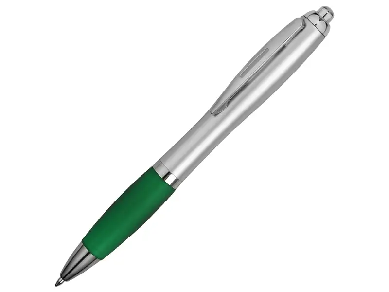 Ручка шариковая Nash, зеленый/серебристый, черные чернила - 10635501