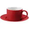 Чайная пара Best Morning, чашка: диаметр 8,5 см, высота 6 см, ширина с ручкой 11,6 см; блюдце: 15,5x1 см