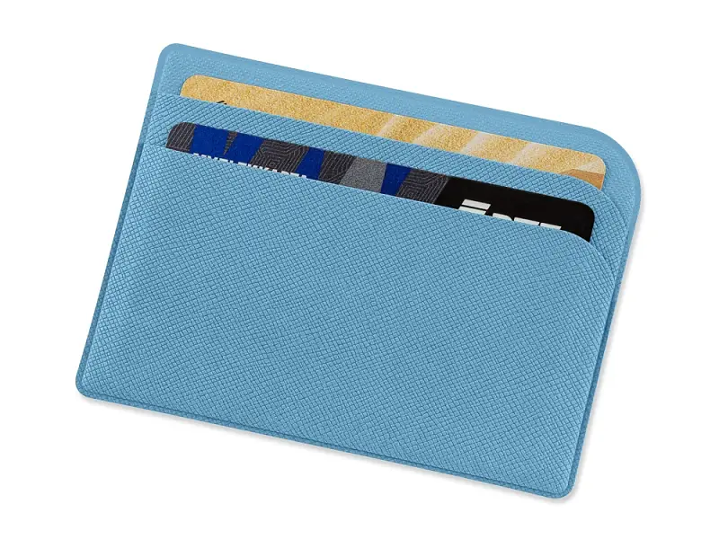 Картхолдер для 3-пластиковых карт Favor, голубой - 113122