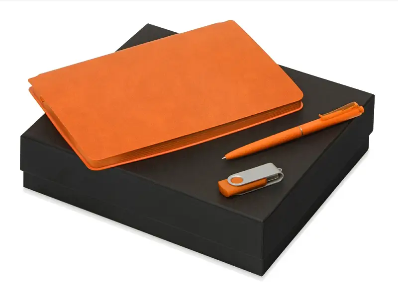 Подарочный набор Notepeno, оранжевый - 700415.08