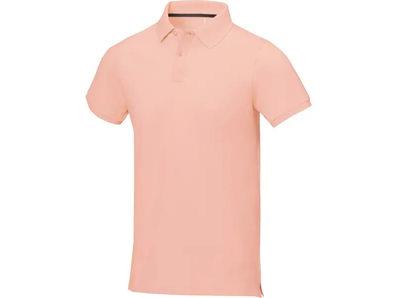 Calgary мужская футболка-поло с коротким рукавом, pale blush pink - 3808091XS