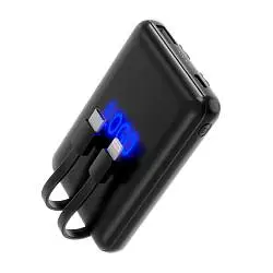 Внешний аккумулятор Eron с подсветкой гравировки