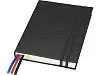 Блокнот Alder формата A5 в твердой обложке, черный