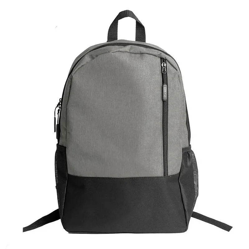 Рюкзак PULL, серый/чёрный, 45 x 28 x 11 см, 100% полиэстер 300D+600D - 16785/29/35